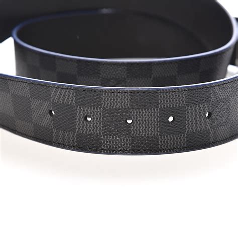 graphite lv belt|LV Dimension 40mm Reversible Belt Damier Graphite Canvas.